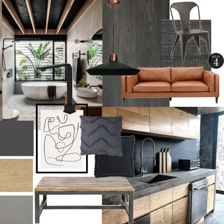 Modern Industrial Interior Design Mood Board by JessicaM on Style Sourcebook