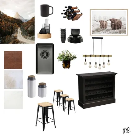 Earthy Kitchen Interior Design Mood Board by Polina on Style Sourcebook