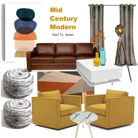 Mid Century Modern Concept 4 Interior Design Mood Board by Miss Micah J on Style Sourcebook