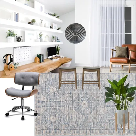 Blue grey office Interior Design Mood Board by Sisu Styling on Style Sourcebook