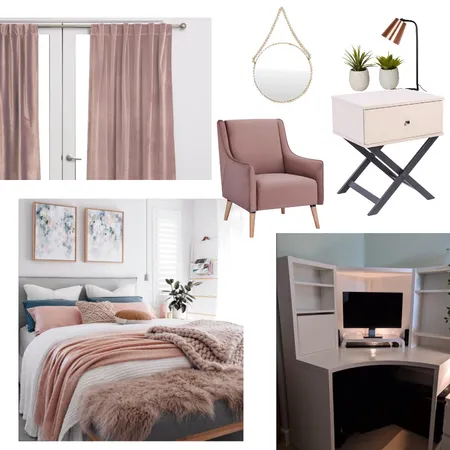 The Pink Room Interior Design Mood Board by Go Figure Creative Designs on Style Sourcebook