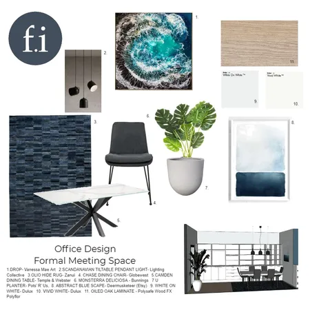 Formal Meeting Space' Interior Design Mood Board by Fiorella on Style Sourcebook