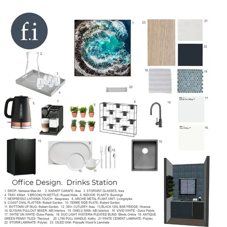 drinks station Interior Design Mood Board by Fiorella on Style Sourcebook
