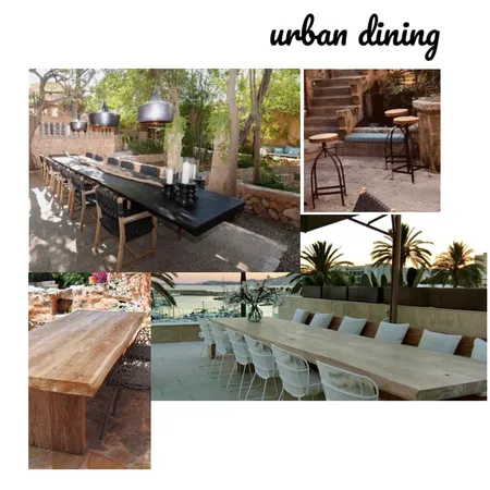 Urban dining Interior Design Mood Board by Magnea on Style Sourcebook