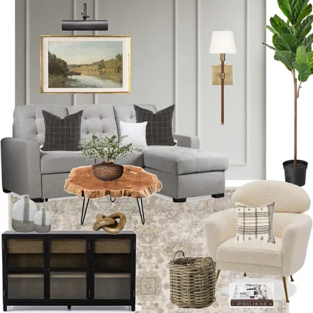 Rustic California living room Interior Design Mood Board by leighnav on Style Sourcebook