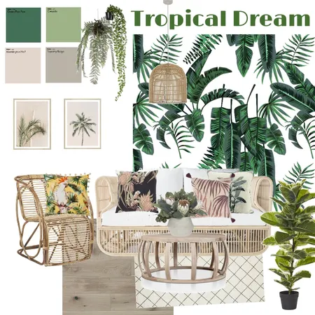 Tropical Interior Design Mood Board by Lavinia on Style Sourcebook