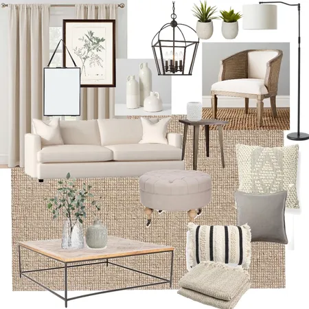 Modern farmhouse living room Interior Design Mood Board by Mal02 on Style Sourcebook