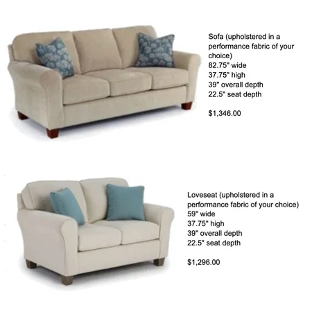 Latham sofa loveseat Interior Design Mood Board by Intelligent Designs on Style Sourcebook