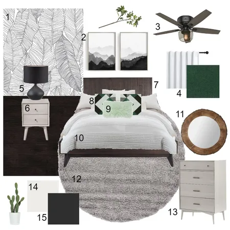 IDI Module 9 Bedroom Interior Design Mood Board by janiehachey on Style Sourcebook