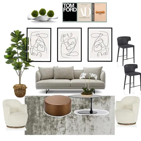 Living Room Interior Design Mood Board by vanessae on Style Sourcebook