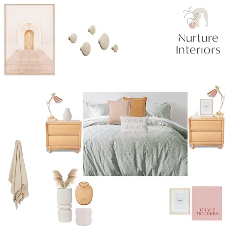Master Bedroom Interior Design Mood Board by nurtureinteriors on Style Sourcebook