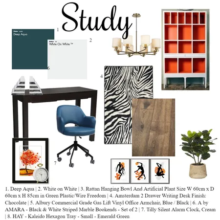 study Interior Design Mood Board by saraj2303 on Style Sourcebook