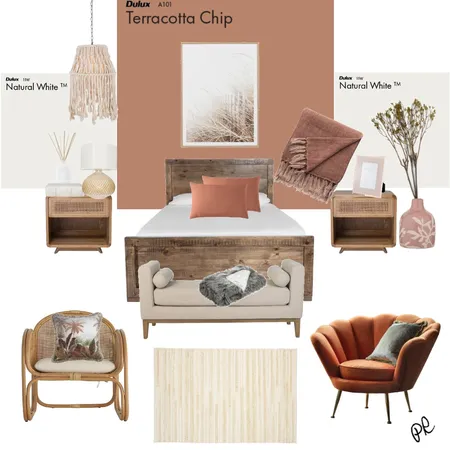 Terracotta Boho Interior Design Mood Board by Polina on Style Sourcebook