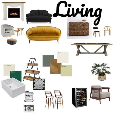 Open Plan Living Plasturton Interior Design Mood Board by Clodagh on Style Sourcebook