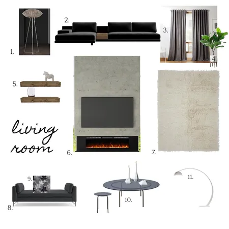 living room Interior Design Mood Board by yboron on Style Sourcebook