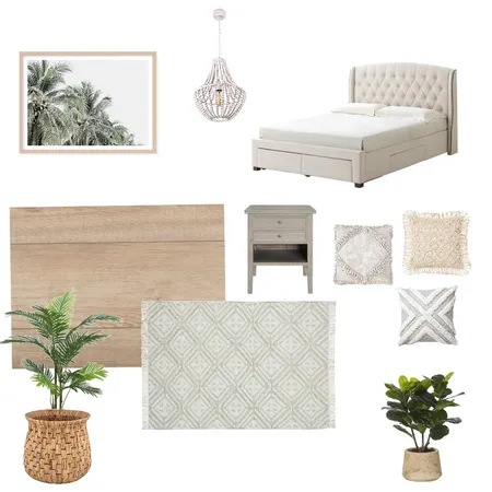 Coastal Paradise Bedroom Interior Design Mood Board by vfrench28 on Style Sourcebook