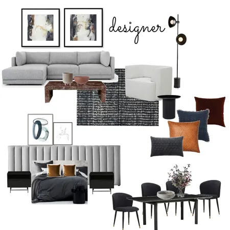 DENNIS DESIGNER MOOD BOARD Interior Design Mood Board by NatFrolla on Style Sourcebook