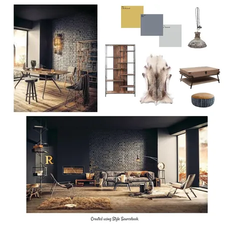 Mood Board Industrial Interior Design Mood Board by Chantal on Style Sourcebook