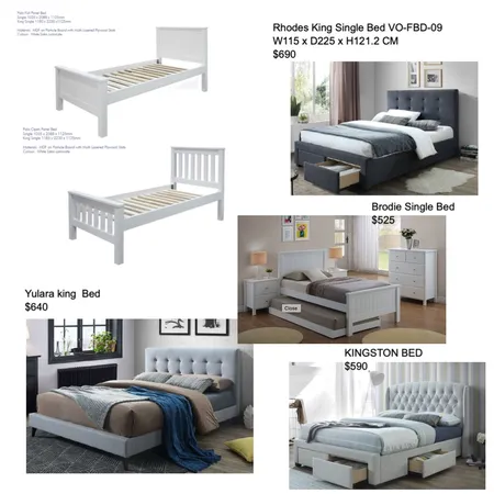King Single beds Interior Design Mood Board by designsbyrita on Style Sourcebook