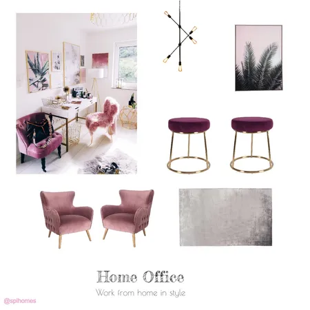 Work From Home Interior Design Mood Board by splhomes on Style Sourcebook