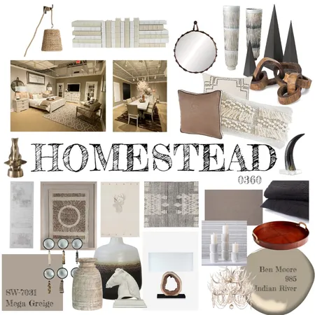 0360 Homestead Interior Design Mood Board by showroomdesigner2622 on Style Sourcebook