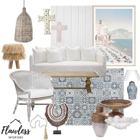 Beach House Family Living Interior Design Mood Board by Flawless Interiors Melbourne on Style Sourcebook