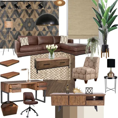 RUSTIC LIVING ROOM Interior Design Mood Board by YANNII on Style Sourcebook