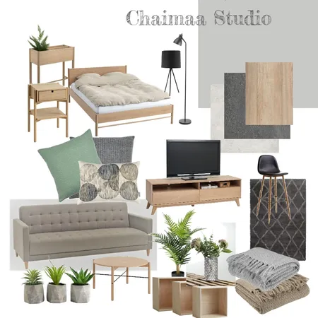 Scandy cozy studio Interior Design Mood Board by Toni Martinez on Style Sourcebook