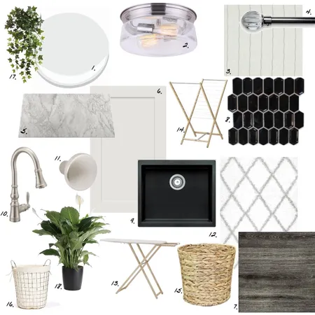 Room #4 Laundry Room Interior Design Mood Board by Bayer Interiors on Style Sourcebook