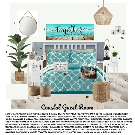 Guest room 3 Interior Design Mood Board by Jojo_designs on Style Sourcebook