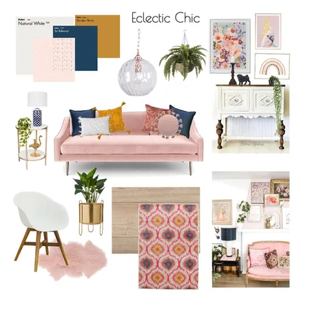 Mood Board - Eclectic Chic Interior Design Mood Board by Paige Bannister on Style Sourcebook