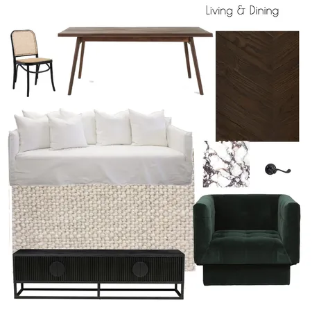 Dining & Living Room Interior Design Mood Board by katemcc91 on Style Sourcebook