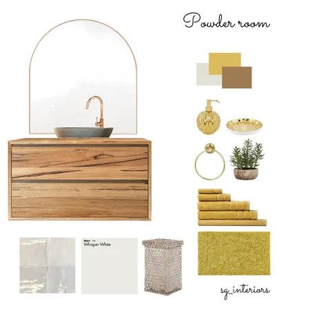 powder room Interior Design Mood Board by sginteriors on Style Sourcebook