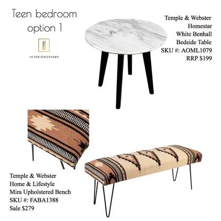 34 Tunstall Ave Kensington Teen Bedroom Interior Design Mood Board by jvissaritis on Style Sourcebook