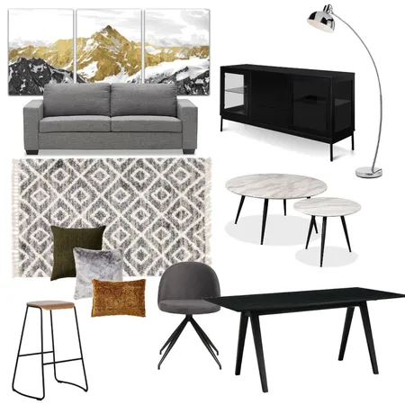 Warm Monochrome 1.0 Interior Design Mood Board by rachael_g on Style Sourcebook