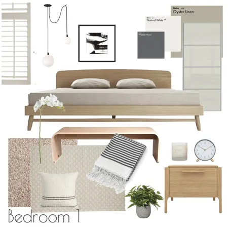 Bedroom 1 V1 Interior Design Mood Board by BRAVE SPACE interiors on Style Sourcebook