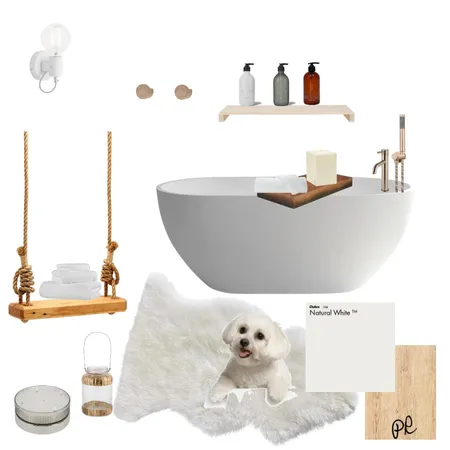 White Bathroom Interior Design Mood Board by Polina on Style Sourcebook