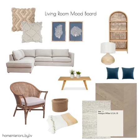 Simplistic Living Room Interior Design Mood Board by Homes to Liv In on Style Sourcebook