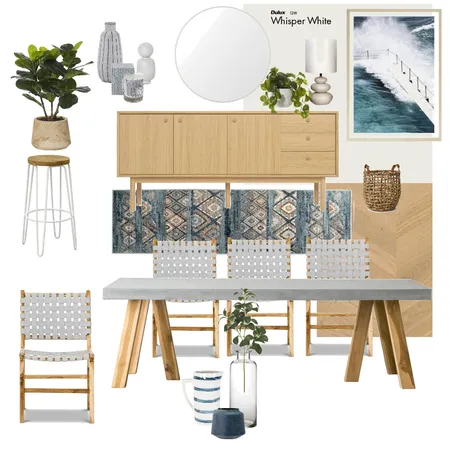 dining blue Interior Design Mood Board by KUTATA Interior Styling on Style Sourcebook