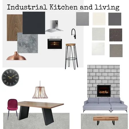 Kitchen and living Interior Design Mood Board by Ajmack on Style Sourcebook