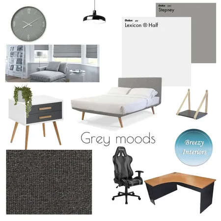 Grey moods Interior Design Mood Board by Breezy Interiors on Style Sourcebook