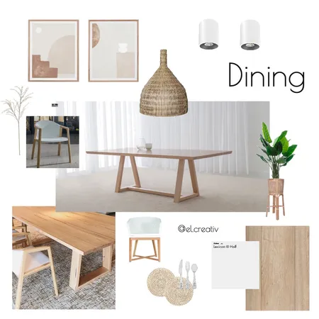 Dining Interior Design Mood Board by el.creativ on Style Sourcebook