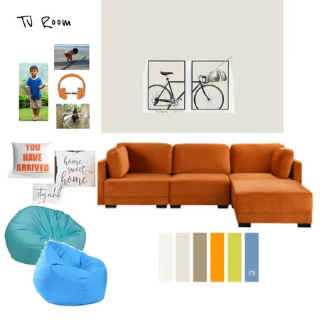 TV Room Interior Design Mood Board by MeilingA on Style Sourcebook