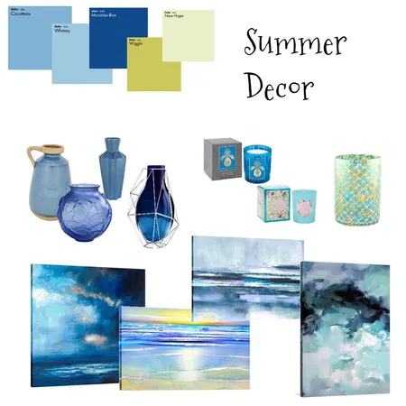Summer Decor Interior Design Mood Board by Mermaid on Style Sourcebook