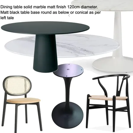 dining room - marble round table Interior Design Mood Board by carlaaida89 on Style Sourcebook