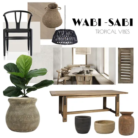 Wabi-Sabi_Tropical Vibes Interior Design Mood Board by CamilaStyle on Style Sourcebook