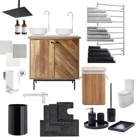 BATHROOM Interior Design Mood Board by insides.outsides on Style Sourcebook