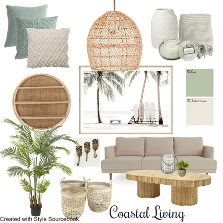 Coastal Living Interior Design Mood Board by brooklyndouglass on Style Sourcebook