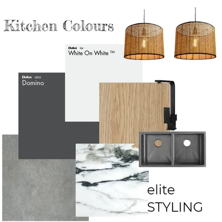 Kitchen Colours Interior Design Mood Board by Elite Styling on Style Sourcebook