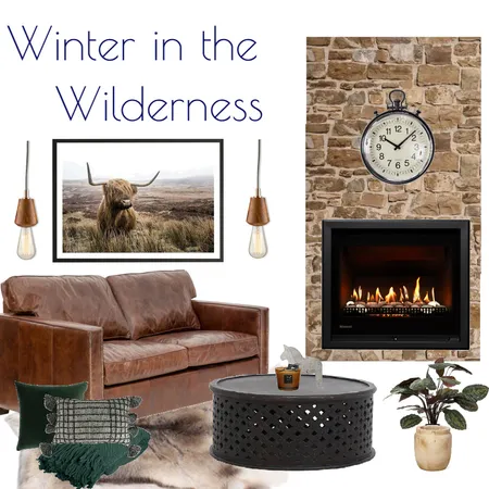 Winter Wilderness Living Interior Design Mood Board by Kohesive on Style Sourcebook